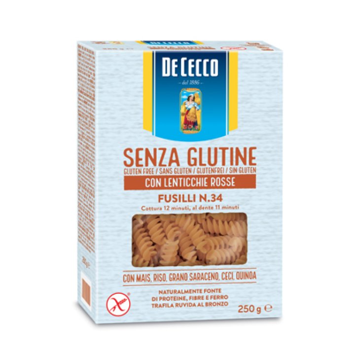 DE CECCO Fusilli/Lent.250g