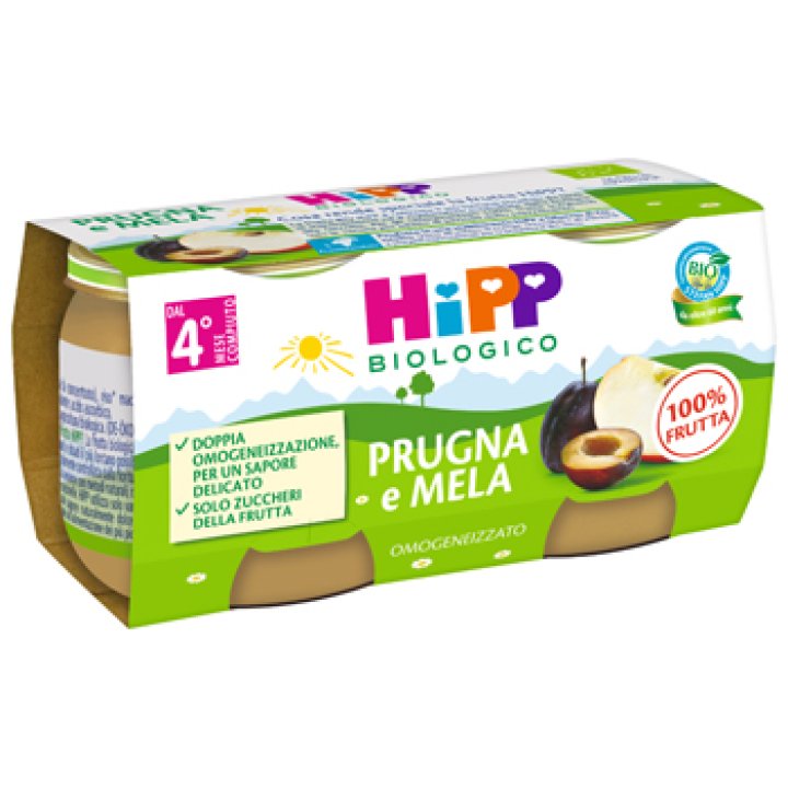 OMO HIPP Prugna/Mela 2x80g