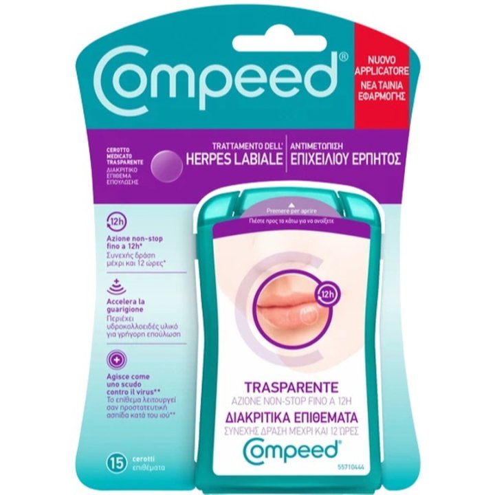 Compeed trattamento dell'herpes labiale 15 p...