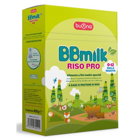 BB Milk 0-12mesi Riso Pro 400g