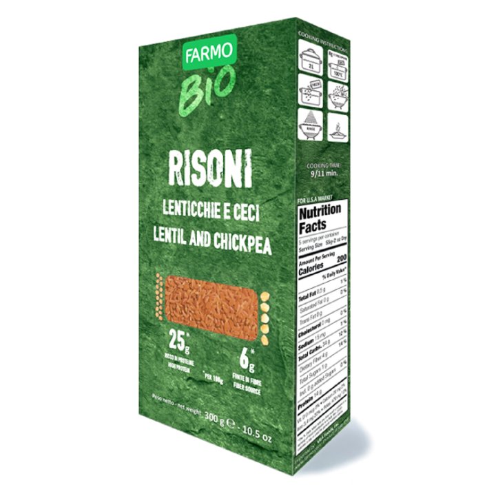 FARMO Bio Risoni Lent/Ceci