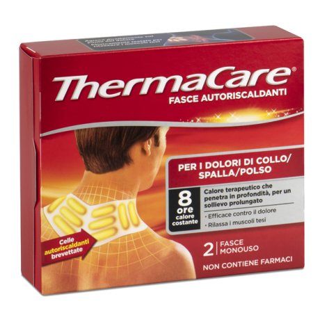 THERMACARE FASCE AUTORISCALDANTI PER I DOLORI DI COLLO/SPALLA/POLSO 2 PEZZI