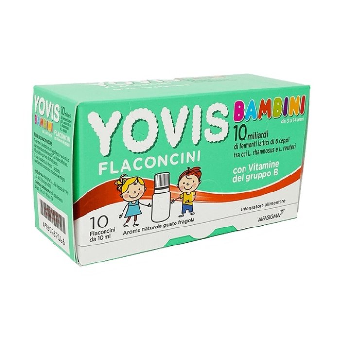 Yovis bambini fragola 10 flaconcini da 10 ml...