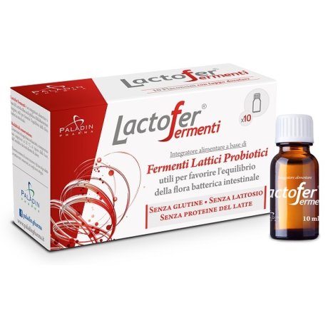 LACTOFER FERMENTI 10 FLACONCINI 10 ML