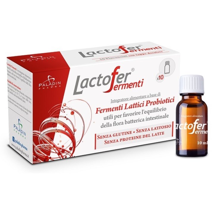 LACTOFER FERMENTI 10 FLACONCINI 10 ML