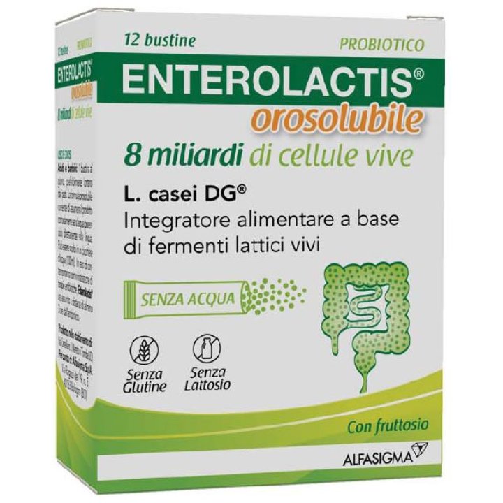 ENTEROLACTIS 12 Bust.Oro 8MLD