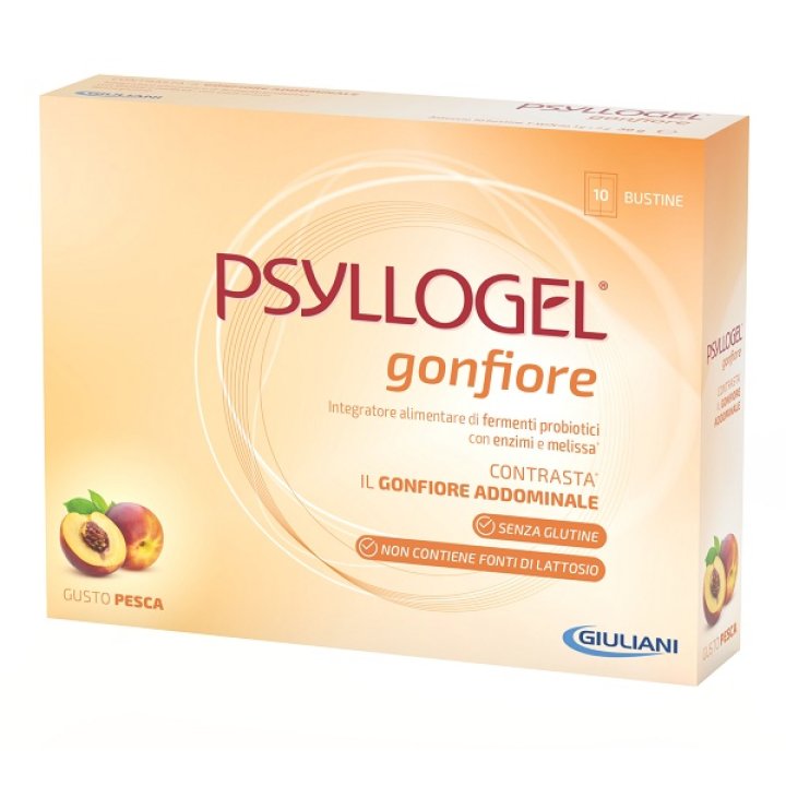 Psyllogel Gonfiore Pesca10bust