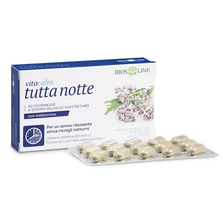 VITACALM TUTTA NOTTE CON MELATONINA 30 COMPRESSE