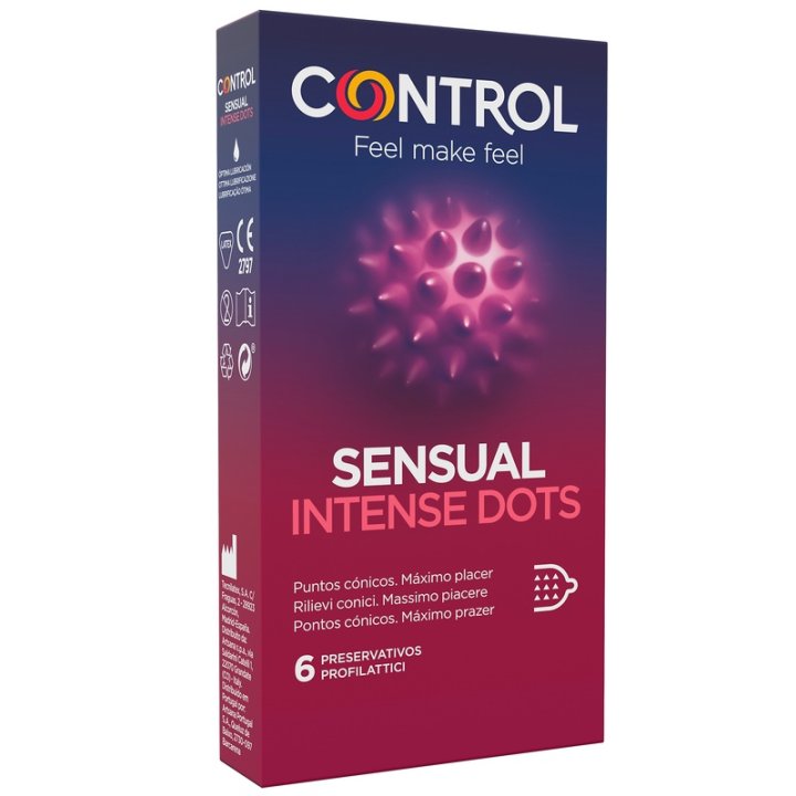 CONTROL*Sensual Inten.Dots 6pz