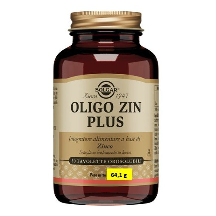 OLIGO ZIN Plus 50 Tav.SOLGAR