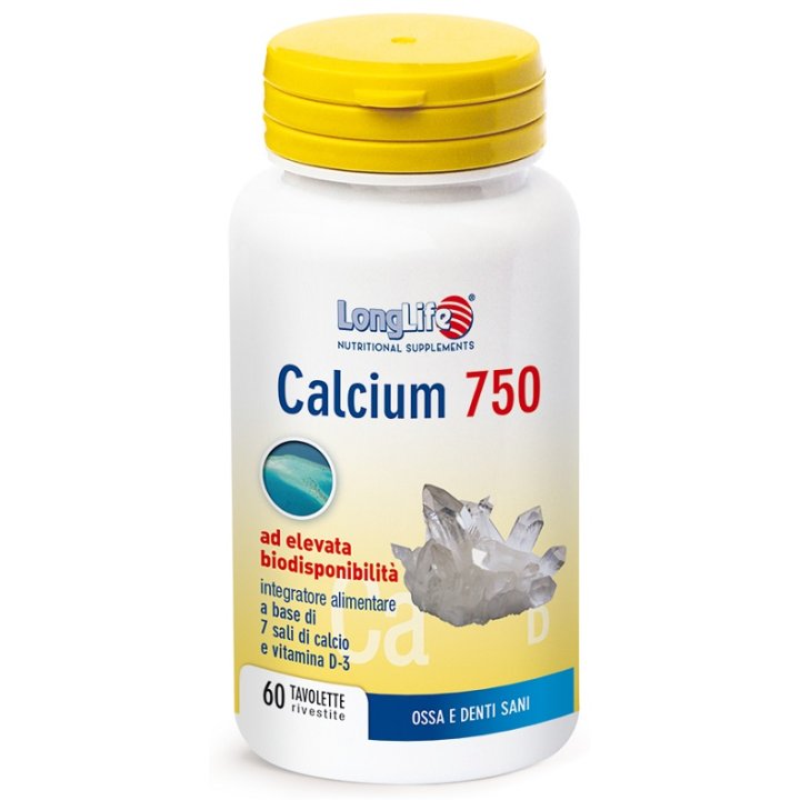 LONGLIFE CALCIUM 750 MG 60 TAVOLETTE