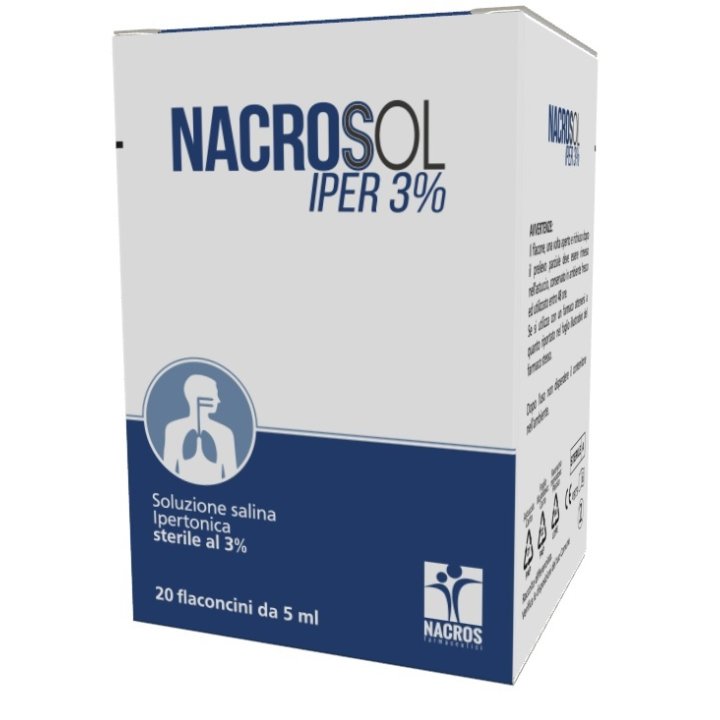 NACROSOL Iper 3% 20f.Fis.5ml