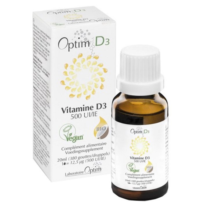 OPTIM D3 Vitamine Veg.500UI