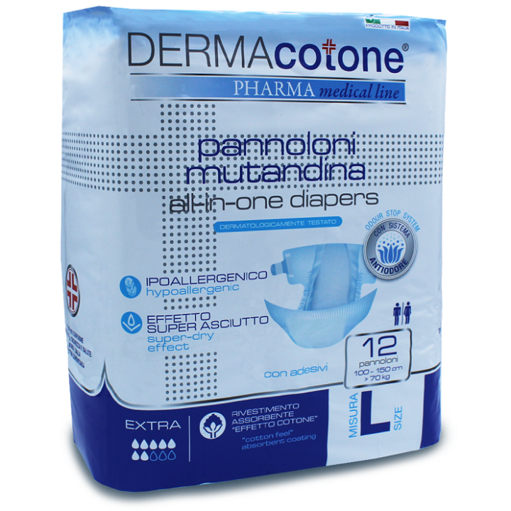 DERMACOTONE Pann.Mut.L 12pz