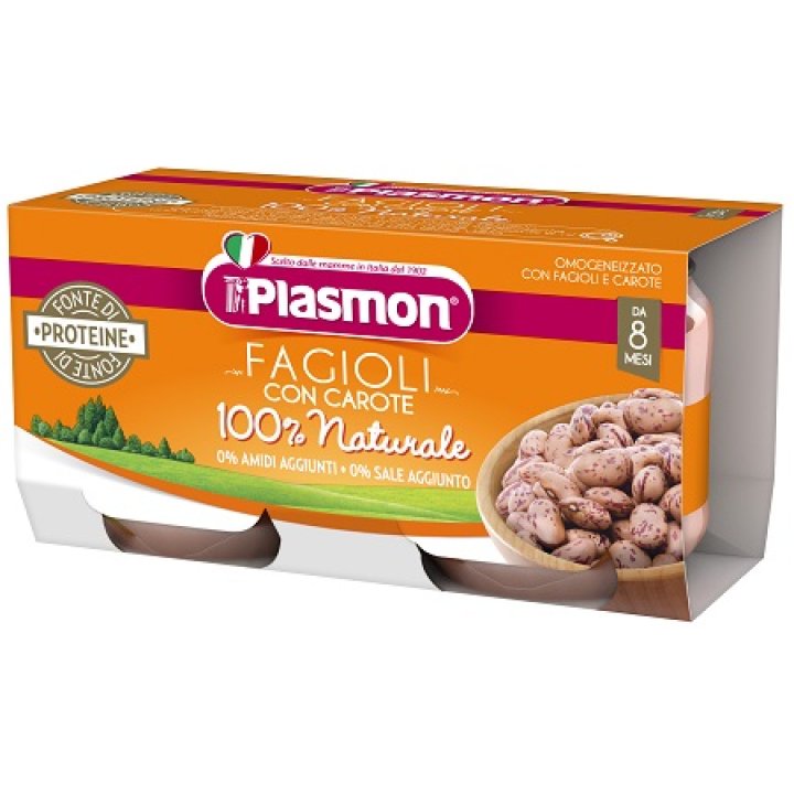 OMO PL.Fagioli/Carote 2x80g