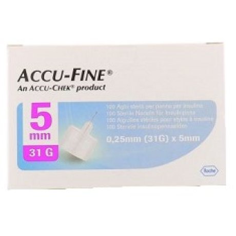 ACCUFINE Ago Ins.31g 5mm 100pz