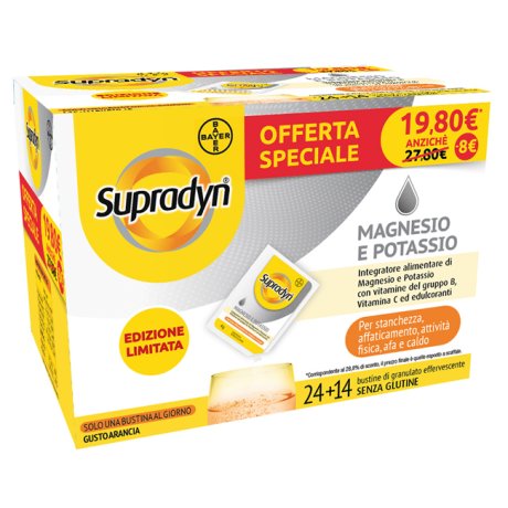 Supradyn Magnesio e Potassio - EDIZIONE LIMITATA - 24+14 bustine