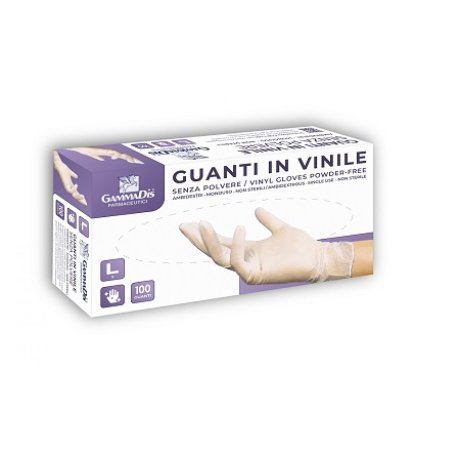 GAMMADIS Guanti Vinile M 100pz