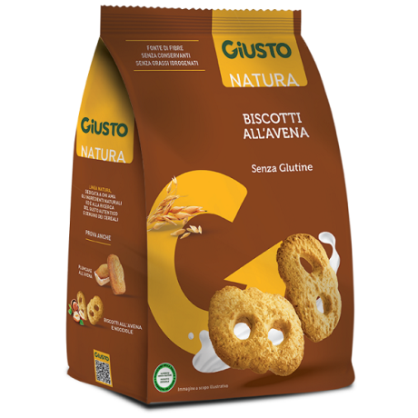 GIUSTO S/G Bisc.Avena 250g