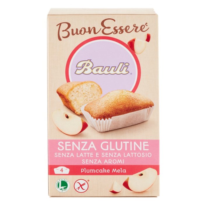 BAULI Plumcake S/G Mela 132g