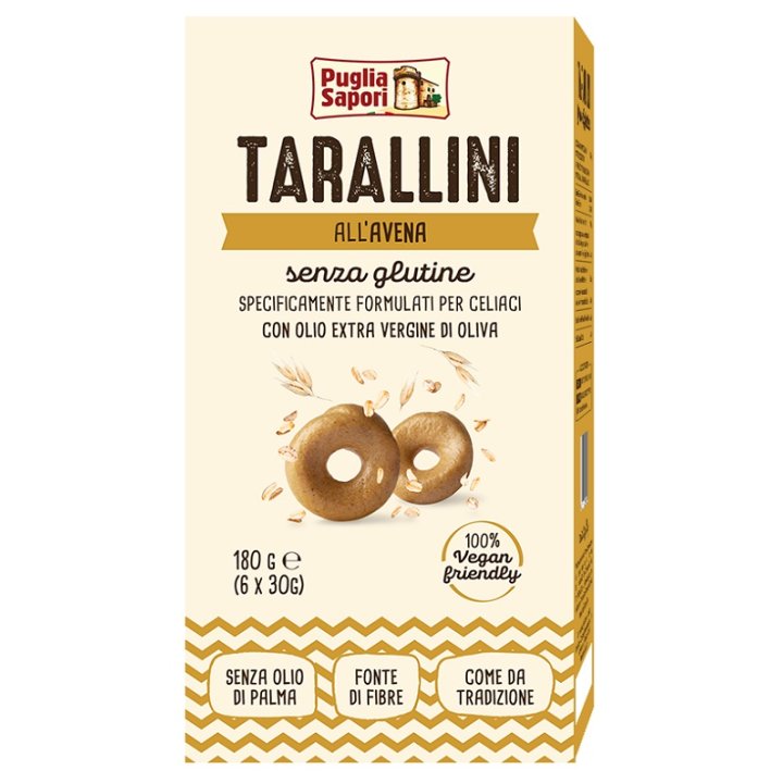 PUGLIA SAP.Tarallini Avena180g