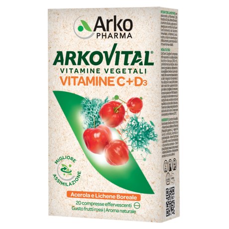 ARKOVITAL Vit.C+D3 20Cpr Eff.