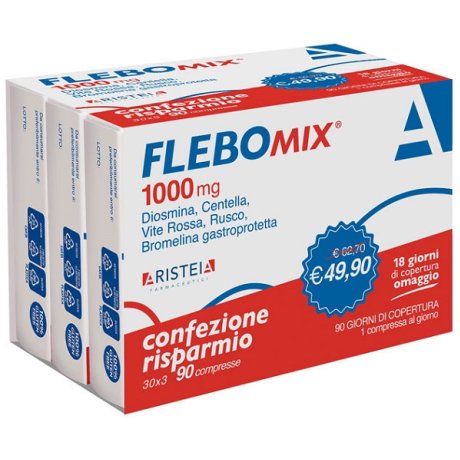 FLEBOMIX*1000mg 90Cpr Tri-Pack