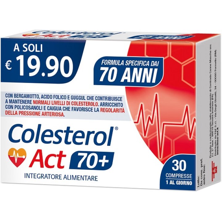 COLESTEROL ACT 70+ 30 Cpr