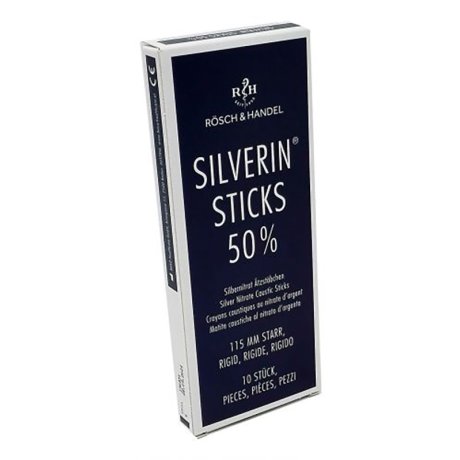 SILVERIN Sticks 50% Mat.Caust.