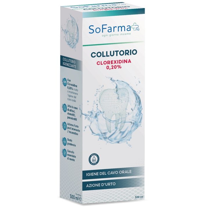 COLLUTORIO CLOREX 020 300 ML SOFARMAPIU'