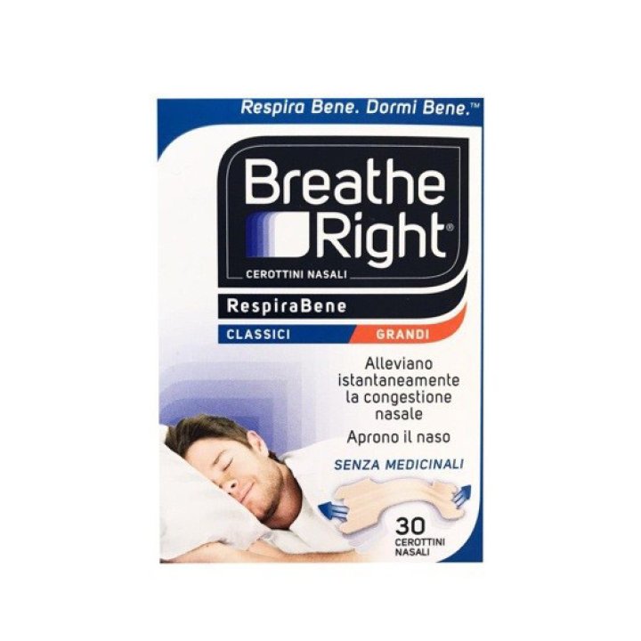 Cerotti nasali breathe right classici grandi...