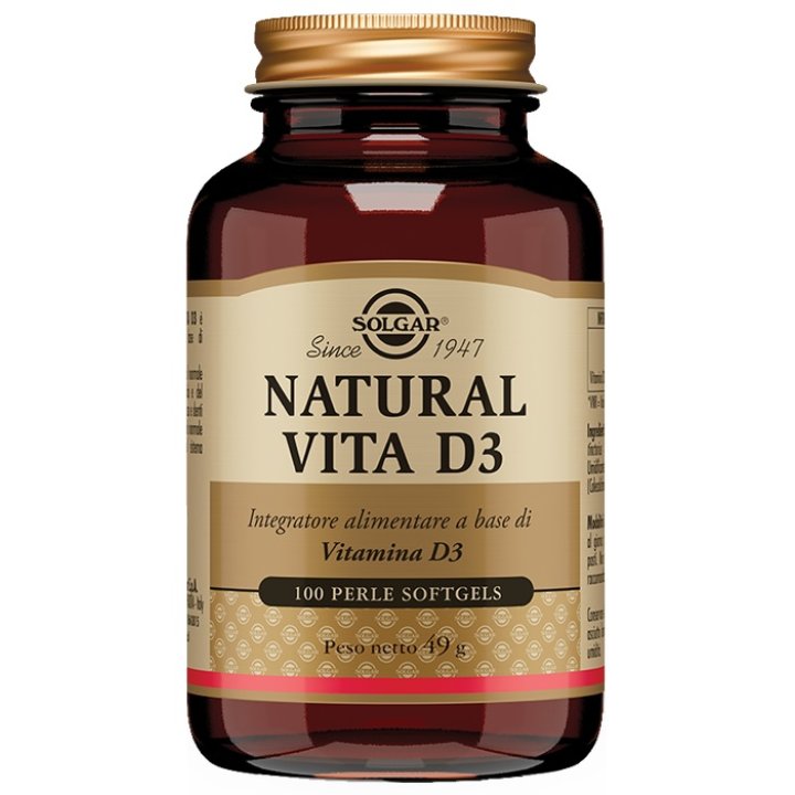 NATURAL VITA D3 100 Prl.SOLGAR