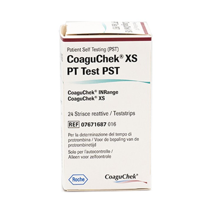 COAGUCHEK XS PT PST 24 STRISCE TEST