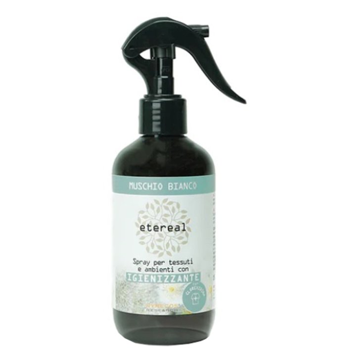 Etereal Spray Profumatore Igienizzante per Tessuti e Ambienti Muschio Bianco 250 ml