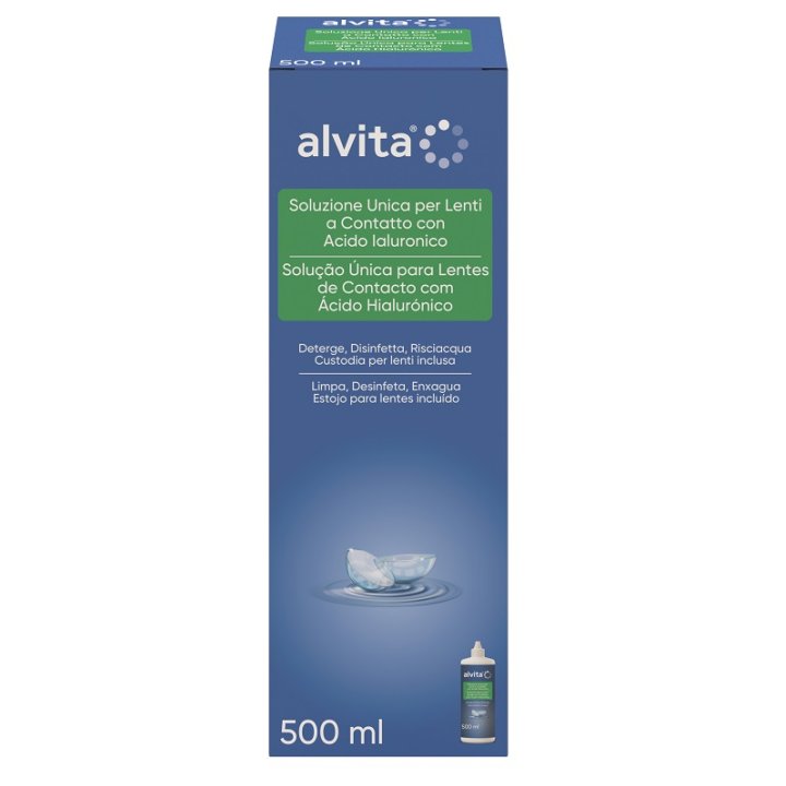 ALVITA SOLUZIONE UNICA PER LENTI A CONTATTO 500 ML