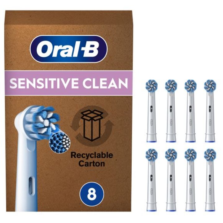 Oral-B Testine Di Ricambio Sensitive Clean 8 Testine