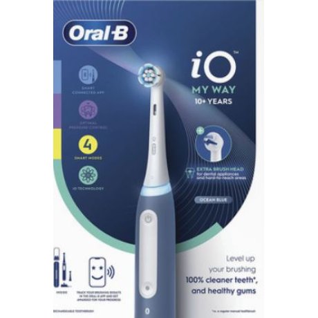 ORAL-B IO 4 Spazzolino elettrico Teen Blue