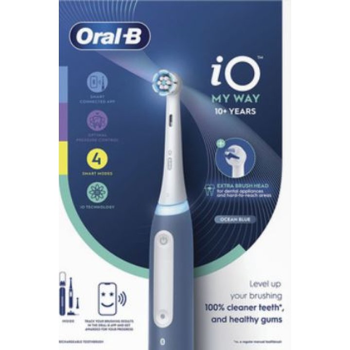 Oral-b io 4 spazzolino elettrico teen blue...