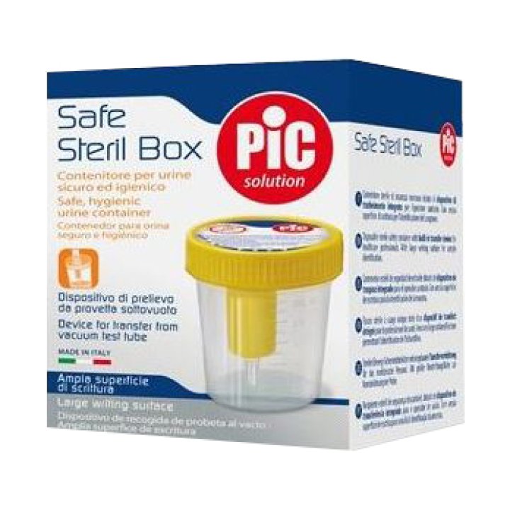  PIC SOLUTION Contenitore per urine con sistema di prelievo sottovuoto 100 ML