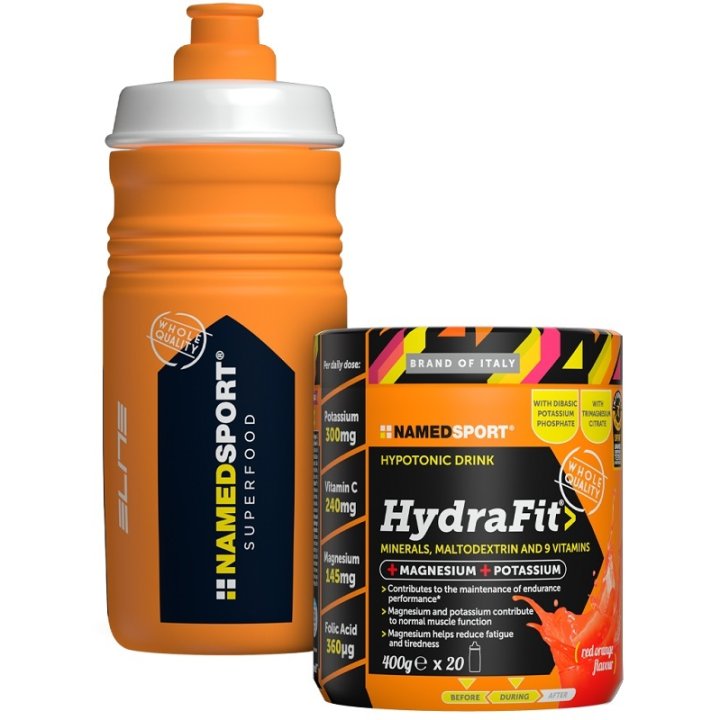 HYDRAFIT Polv.400g+SPORTBOTTLE