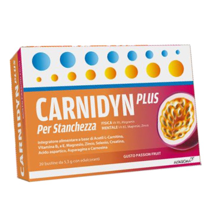 Carnidyn plus 20 bustine gusto passion fruit...