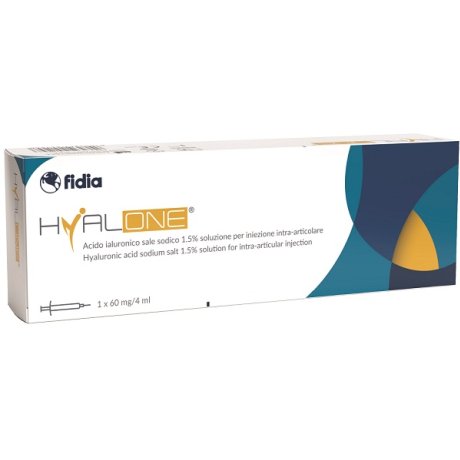 Hyalone Soluzione per iniezione Intrarticolare 1 Siringa preriempita da 60MG/4ML