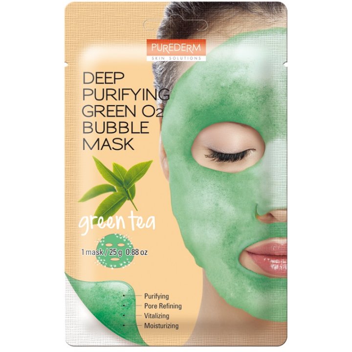 Purederm maschera viso bubble purificante al...