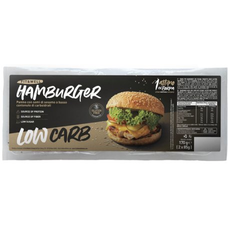 LOW Carb Bun Sesamo 2pz 85g LOW Carb Bun Sesamo 2pz 85g