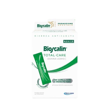 BIOSCALIN Total Care Uomo - Donna Per Capelli, Cute e Unghie più forti 30 Bustine BIOSCALIN Total Care Uomo - Donna Per Capelli, Cute e Unghie più forti 30 Bustine
