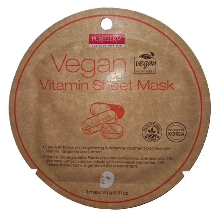 Purederm maschera viso illuminante nutriente...