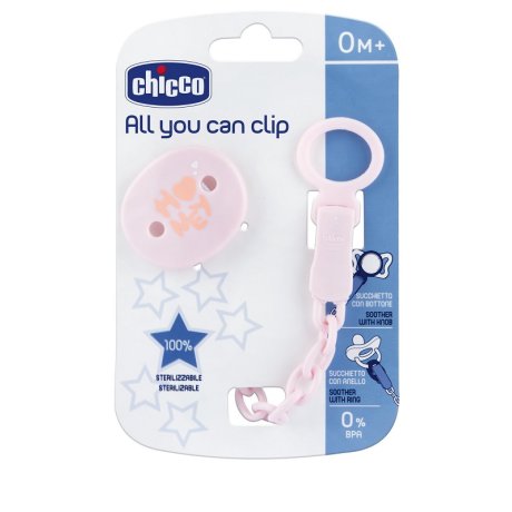 CH Clip Universale*Rosa 0m+
