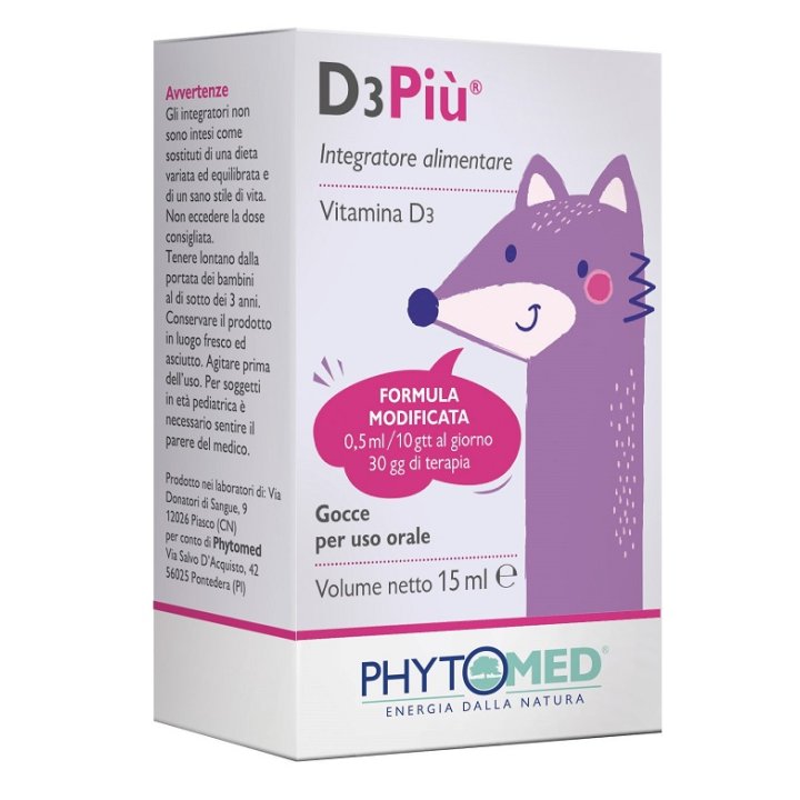 D3PIU GOCCE 15ML D3PIU GOCCE 15ML