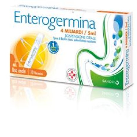 ENTEROGERMINA*orale sosp 10 flaconcini 4 mld 5 ml