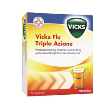 Vicks Flu Tripla A*os Polv10bs